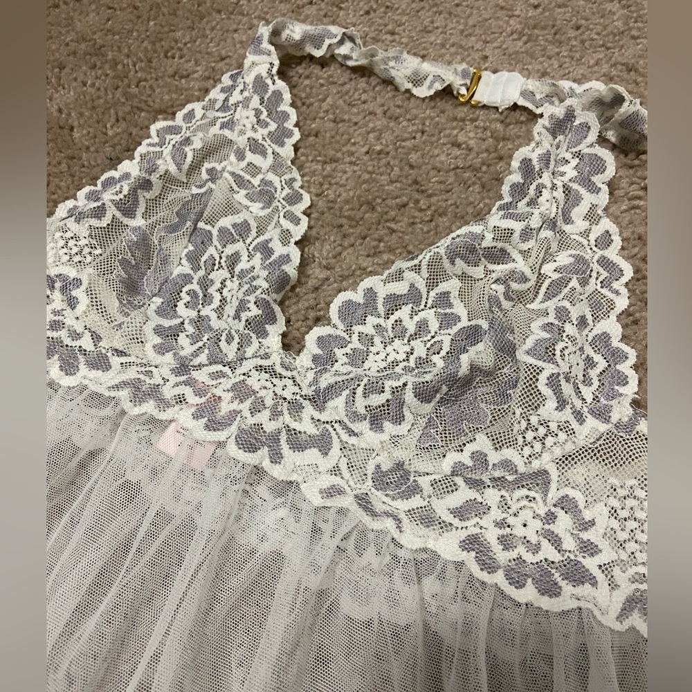 Vintage Victorias Secret Lace Babydoll